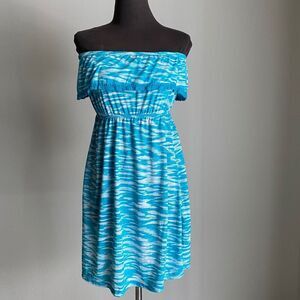 Faded Glory sz 4/6‎ off shoulder empire waist shift dress